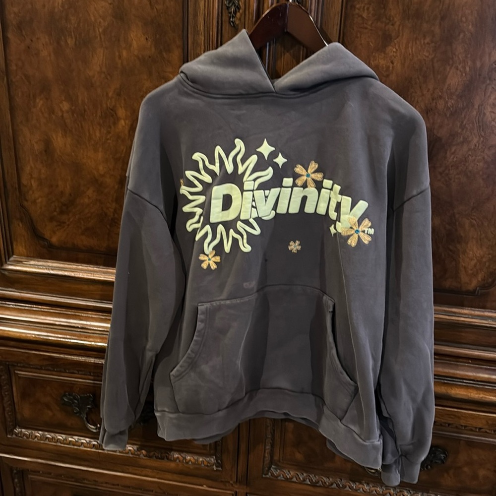 PacSun women’s size medium oversized hoodie medium gray